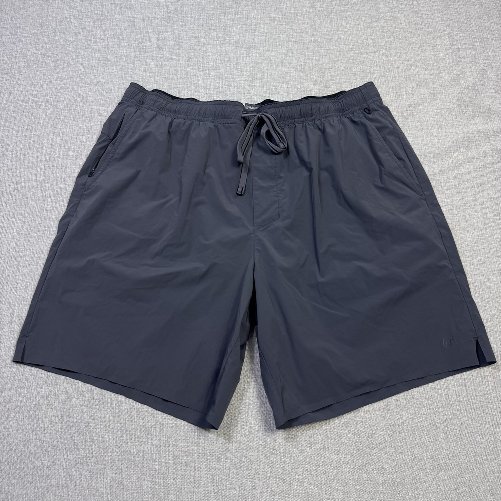 Travis Mathew Fall Court Ready Tennis Performance Training Shorts Mens XL Gray